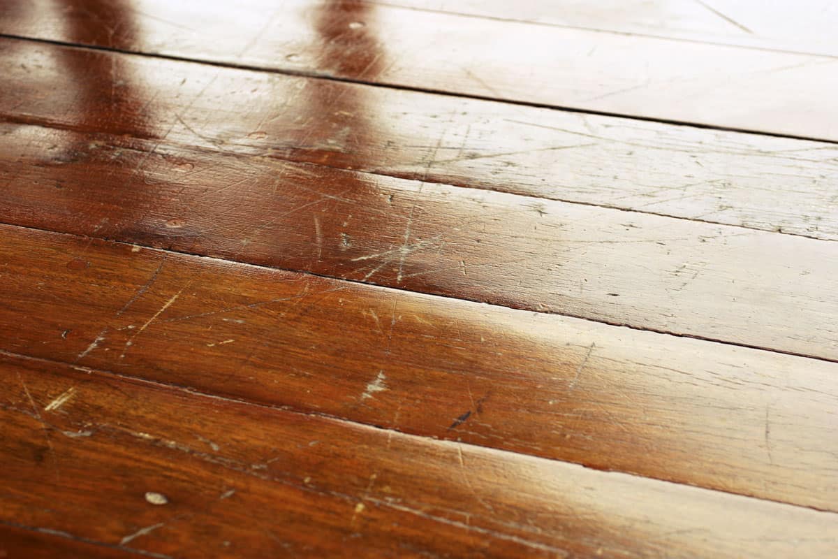 grungy wooden floor