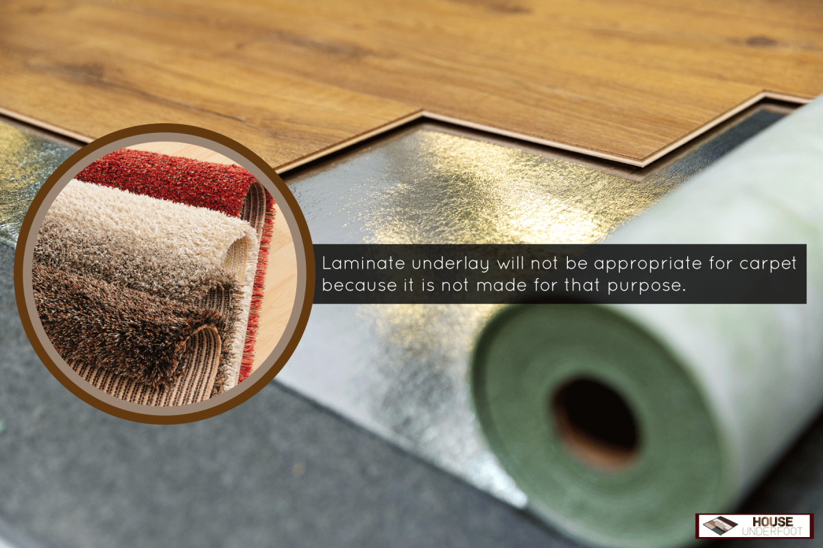 floor laminate installation, shiny foil, wood floor tiles, brown wood, Can Laminate Underlay Be Used For Carpet?