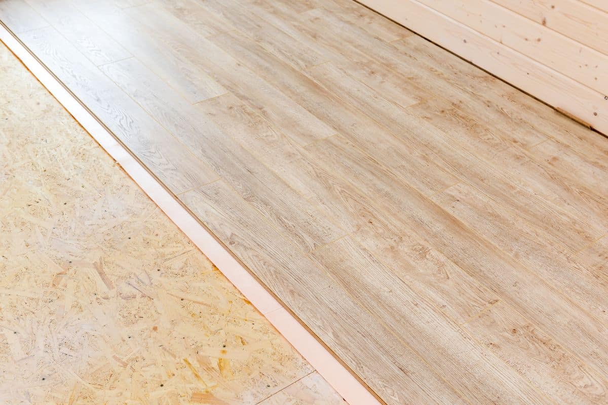 Laminate floor installation in the frame house
Laminate floor installation in the frame house — Stock Photo, Image

