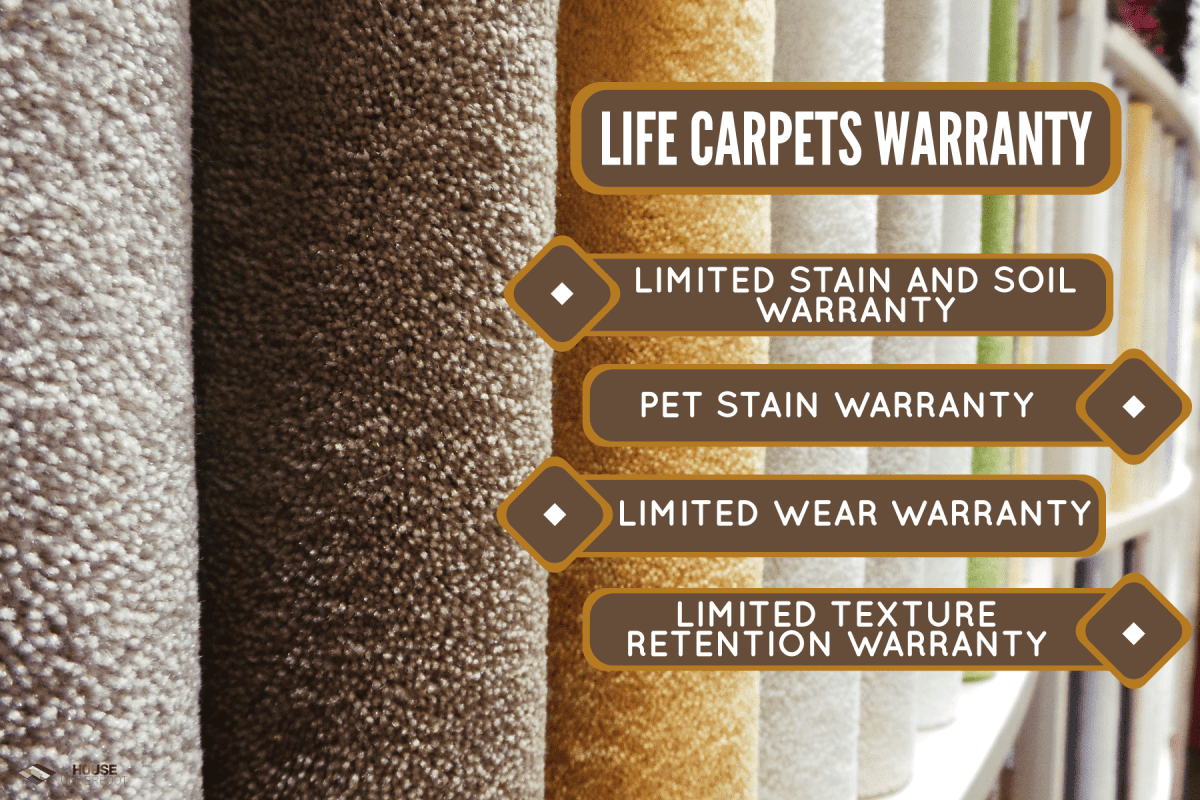 Different colors of carpets displayed at a Home Depot store, How To Spot Clean Lifeproof Carpet