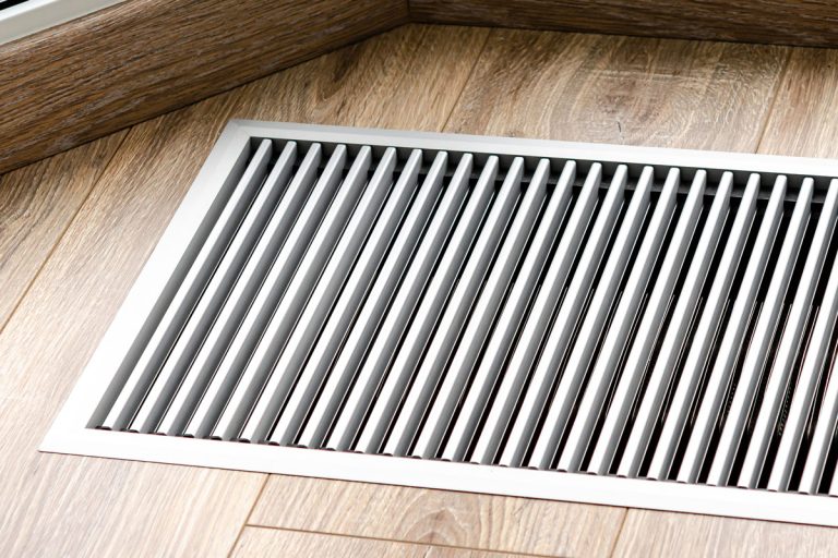 Protective radiator grille built into the floor for heating panoramic windows, Can You Partially Cover A Floor Vent?
